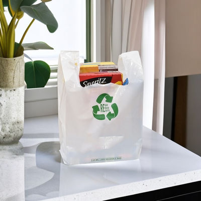 PLA compostable biodegradable bolsas de celulosa camiseta para el supermercado