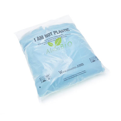 Bolsa de plástico biodegradable de ropa transparente 15mic-60mic