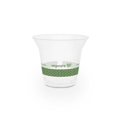 100% de plástico biodegradable y compostable 12 14 16 oz Para el agua potable