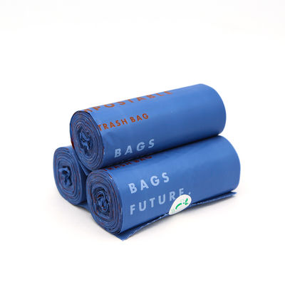 LOGO personalizado Biodegradable Almidón de maíz PLA PBAT camisetas bolsas de mano bolsas de compras bolsas de plástico compostable