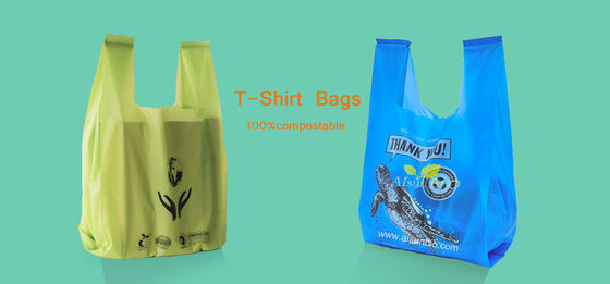Bolsas de compras biodegradables Hdpe Bolsas de compostaje compostables