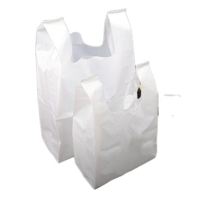 Embalaje As4736 Bolsas de alimentos compostables con mangos de plástico