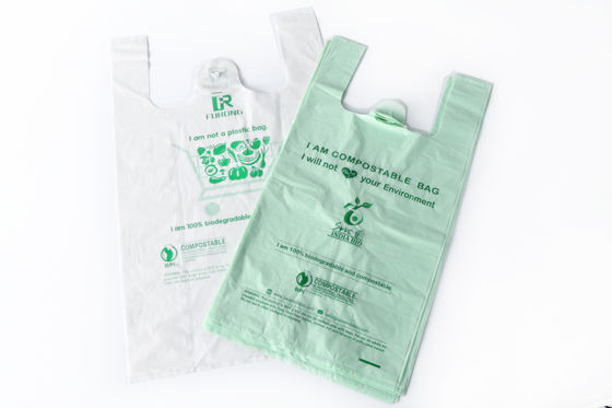 Bolsas de compras biodegradables de almidón de maíz