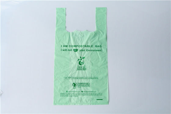 Vestidos de plástico Bolsas de compras biodegradables Bolsas de celulosa compostables Impresión a todo color