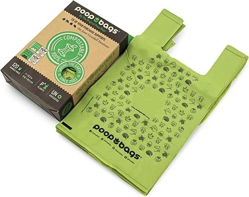 Vestidos de plástico Bolsas de compras biodegradables Bolsas de celulosa compostables Impresión a todo color