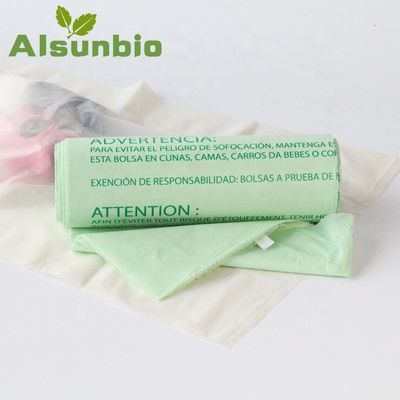 Bolsas de transporte ecológicas plegables y compostables de plástico de corte a presión
