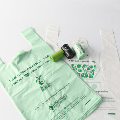 Bolsas pequeñas biodegradables y compostables PBAT Almidón de maíz para alimentos