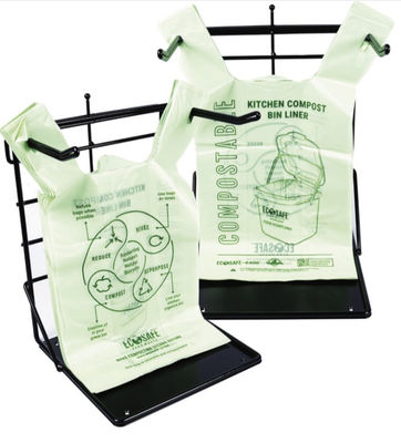 Bolsas pequeñas biodegradables y compostables PBAT Almidón de maíz para alimentos