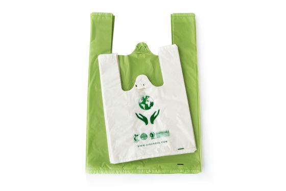 Bolsa de compras biodegradable 100% compostable PLA para alimentos Frutas Certificado BPI