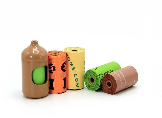 Bolsas de caca para perros biodegradables de maíz ecológicamente amigables