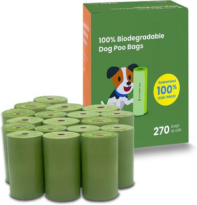 AISUN Bolsas de desechos caninos para mascotas de alto nivel multicolores y biodegradables