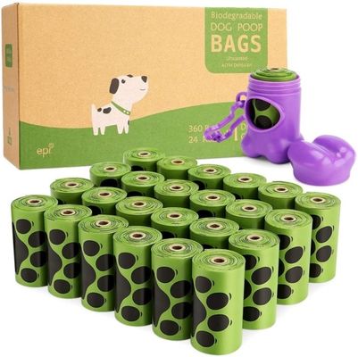 100pcs/rollo 2.6 galones 10 litros corbata de mango biodegradable compostable residuos de cocina basura bolsas de basura