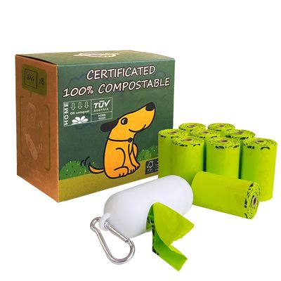 Venta caliente 100% biodegradable d2w bolsa de caca para perros