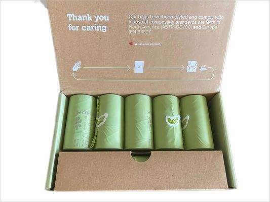 bolsas de plástico biodegradables para perros impresas a medida para la venta