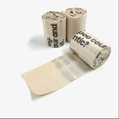 Bolsa de excremento de perro biodegradable, certificada y compostable para excremento de mascotas