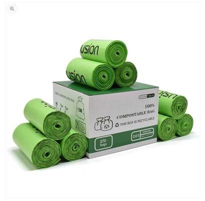 Bolsa de excremento de perro biodegradable, certificada y compostable para excremento de mascotas