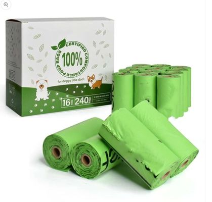 Confección de bolsas de basura para perros biodegradables y compostables