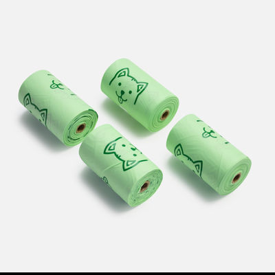 Bolsa de caca para perros compostable impresa a medida Políetileno biodegradable