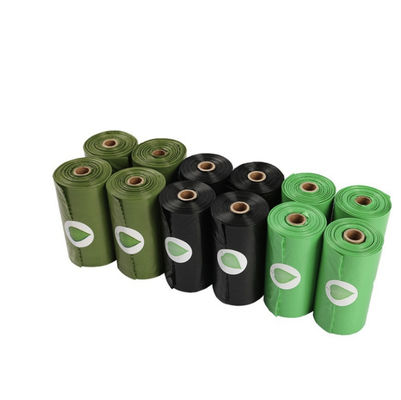 Sacos para perros biodegradables a prueba de fugas con mangos