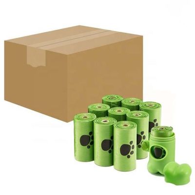 Sacos para perros biodegradables a prueba de fugas con mangos