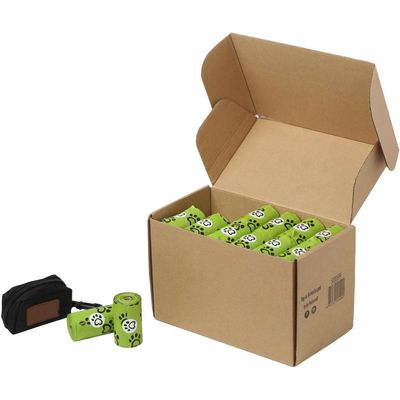 Saco de caca para perros compostable desechable para basura certificado TUV