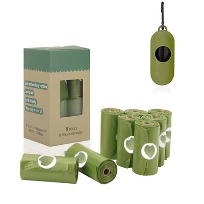 Saco de caca para perros compostable desechable para basura certificado TUV