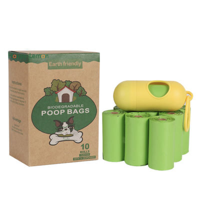 Biodegradable Compostable Bolsas para perros Residuos de gatos Certificado EN13432