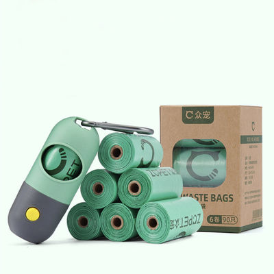Biodegradable Compostable Bolsas para perros Residuos de gatos Certificado EN13432