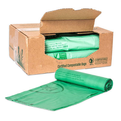 Envases de basura orgánicos compostables Bolsas de almidón de maíz a granel ODM