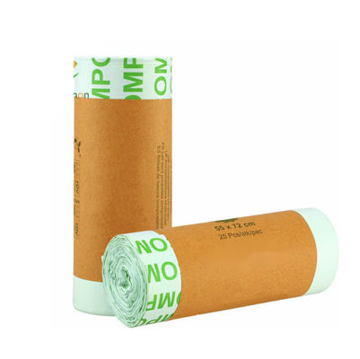 Envases de basura orgánicos compostables Bolsas de almidón de maíz a granel ODM