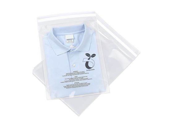 Bolsa de ropa biodegradable de almidón de maíz Bolsas de ropa de polietileno