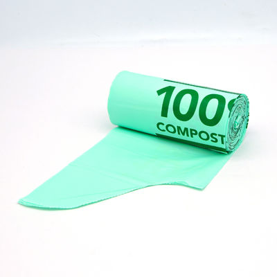 Residuos, basura, almidón de maíz, contenedores de contenedores, bolsas de compost biodegradables