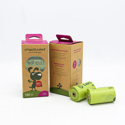 ODM Compostable bolsa de caca de perro para desechos de mascotas 20mic