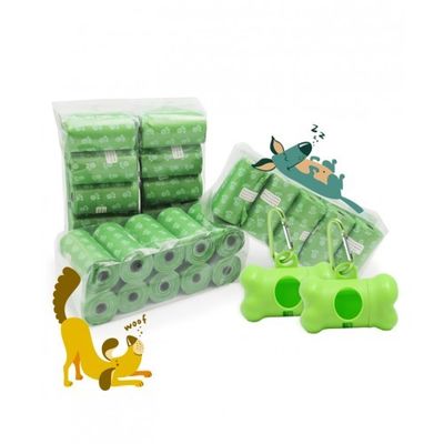 Bolsas de plástico compostables para excrementos de perros Bolsas de desechos biológicos PLA PBAT
