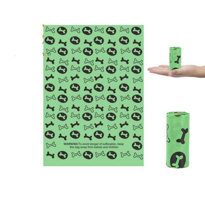 Bolsas de caca biodegradables grandes personalizadas para humanos 7mic 8mic
