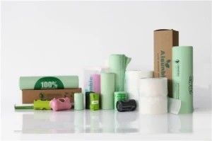 Bolsas de caca biodegradables grandes personalizadas para humanos 7mic 8mic