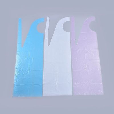 Apronetes desechables biodegradables de plástico transparente para restaurantes