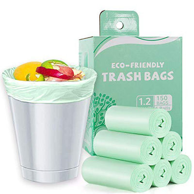 AS4736 Compostable contenedores de basura bolsas de comestibles cuadrados cuerda de tira