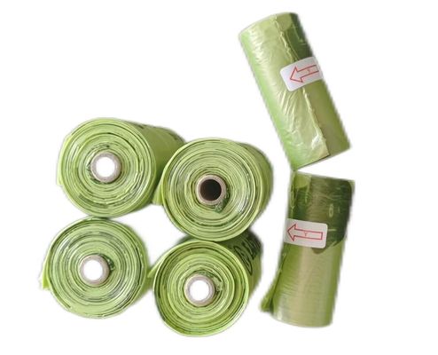Saco de basura biodegradable y respetuoso con el medio ambiente para animales domésticos Residuos de caca almidón de maíz