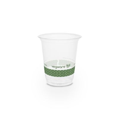 Tazas de plástico biodegradables y compostables para beber vino de cerveza