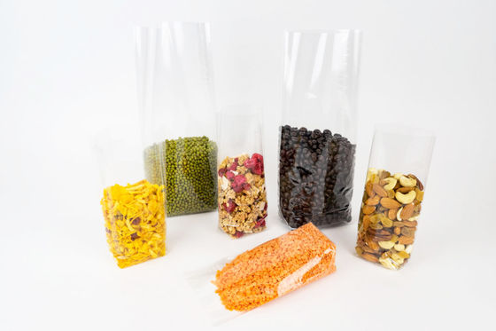 Bolsas de plástico PLA compostables con superficie lisa en relieve