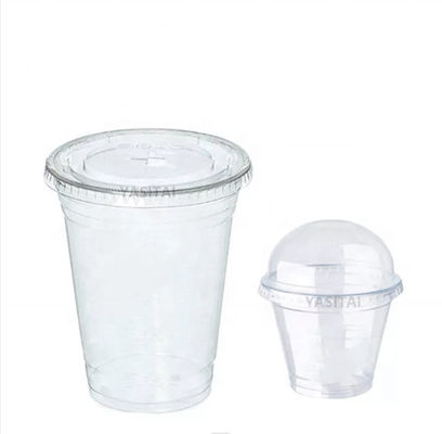 PLA desechable 9 Oz copas compostables en forma de U Impreso a medida