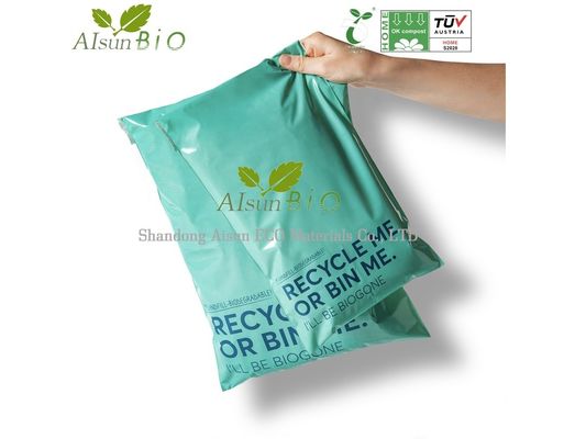 Bolsa de correo de plástico colorado compostable para paquetes postales Embalaje ecológico