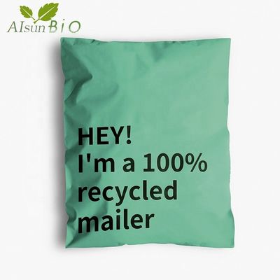 Bolsa de correo de plástico colorado compostable para paquetes postales Embalaje ecológico