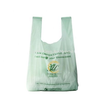 Bolsas de compost de PLA transparente Bolsas de polietileno biodegradables para envases