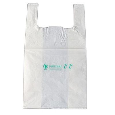 Supermercado PBAT Bolsas de embalaje de PLA biodegradables Normas EN13432