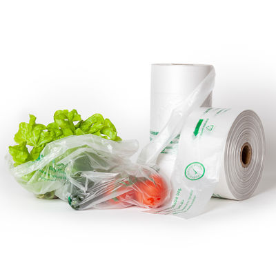 Bolsas de plástico biodegradable de embalaje de PLA limpio para alimentos